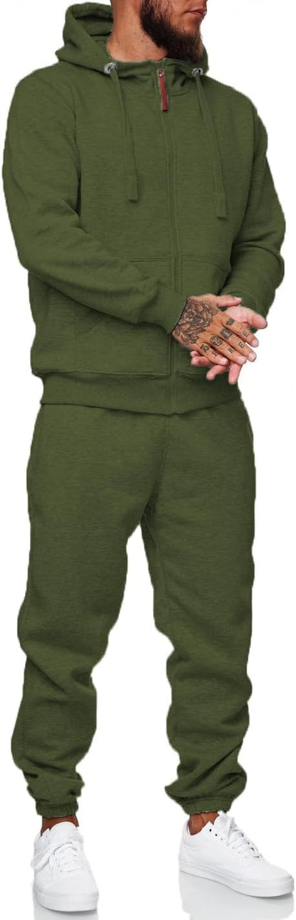 2 Piece sets Athletic Jogging suits Casual Outfits for men