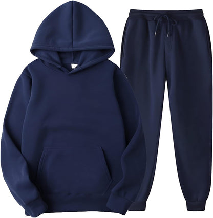 2 Pcs Hoodie Jogger Sweatsuits