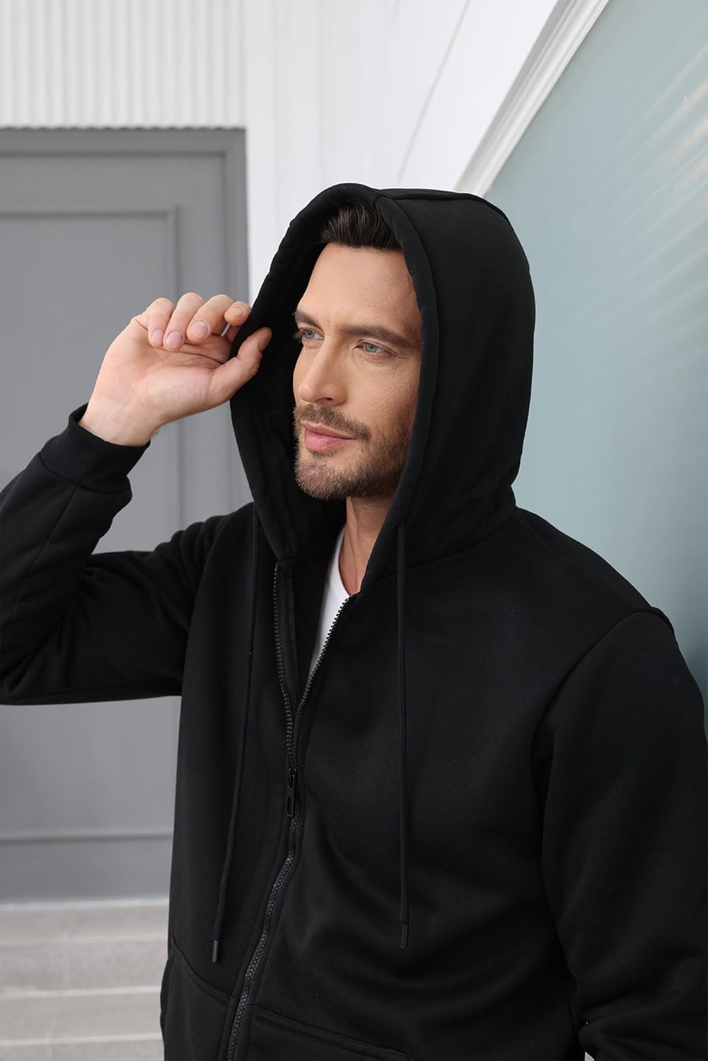 Men's Tracksuits 2 Piece sweatsuits Full Zip Hoodie Sweat suits