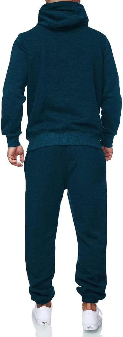 Hoodie Suit for Men 2 Piece Men's Jogging Tracksuit Set