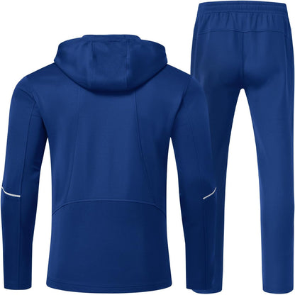 Men's Tracksuits Set Full Zip Jacket Hoodie Sweatsuit