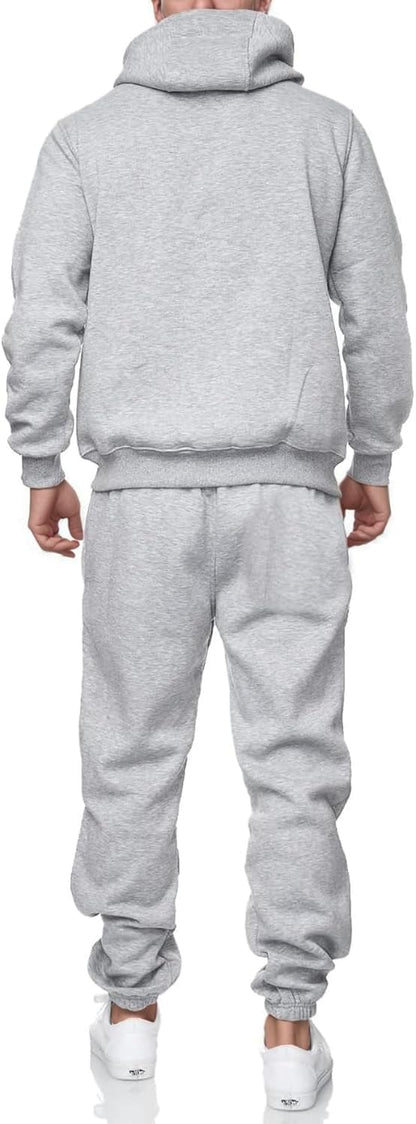 Hoodie Suit for Men 2 Piece Men's Jogging Tracksuit Set