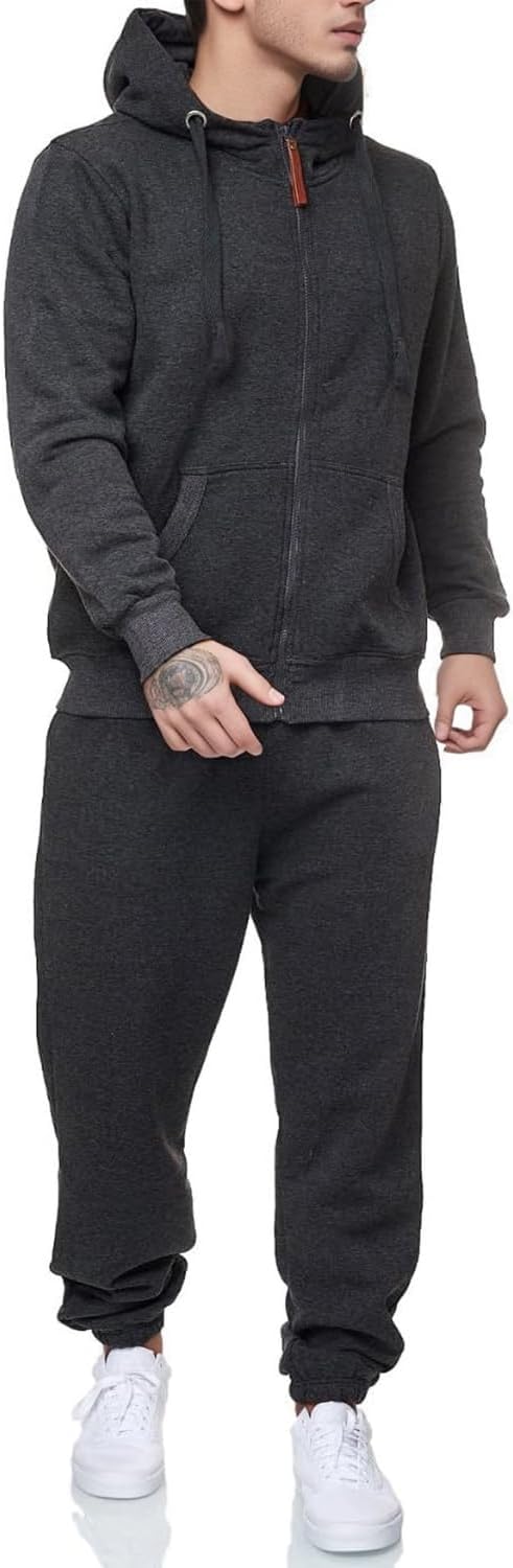 Hoodie Suit for Men 2 Piece Men's Jogging Tracksuit Set