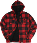 Heavyweight Hoodie for Men Winter Fleece Lined Warm Jacket