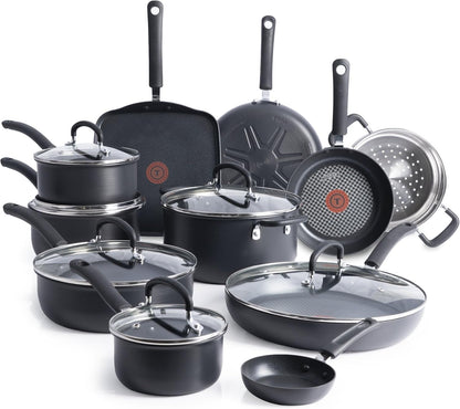14 Piece Hard Anodized Nonstick Cookware Set Pots Pans Fry Pans and Dutch Oven