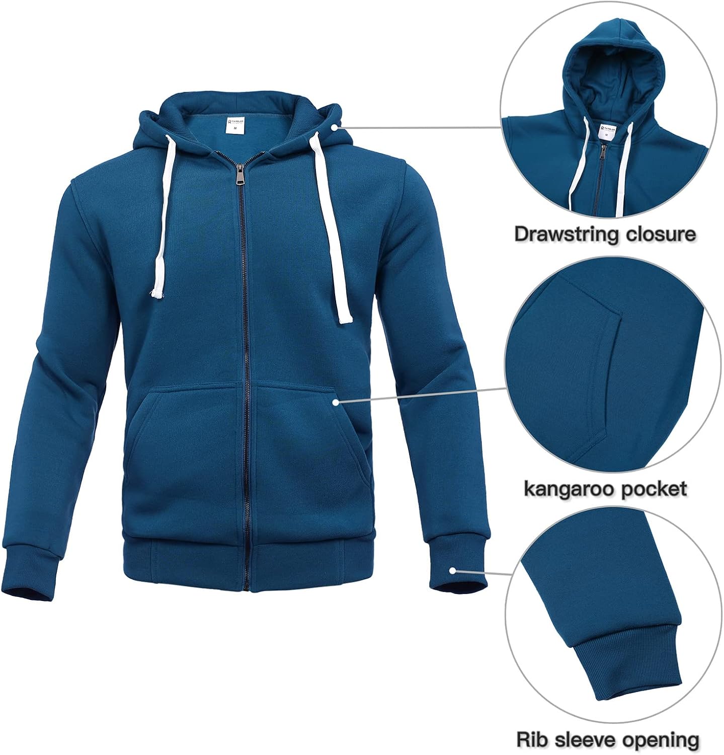 2 Piece Casual Sweat Jogging Suit Set Athletic Full Zip Hoodies