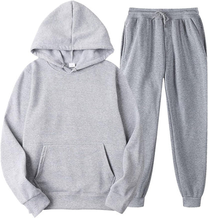 2 Pcs Hoodie Jogger Sweatsuits