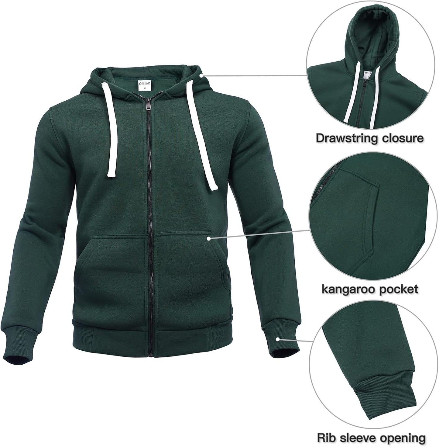 2 Piece Casual Sweat Jogging Suit Set Athletic Full Zip Hoodies