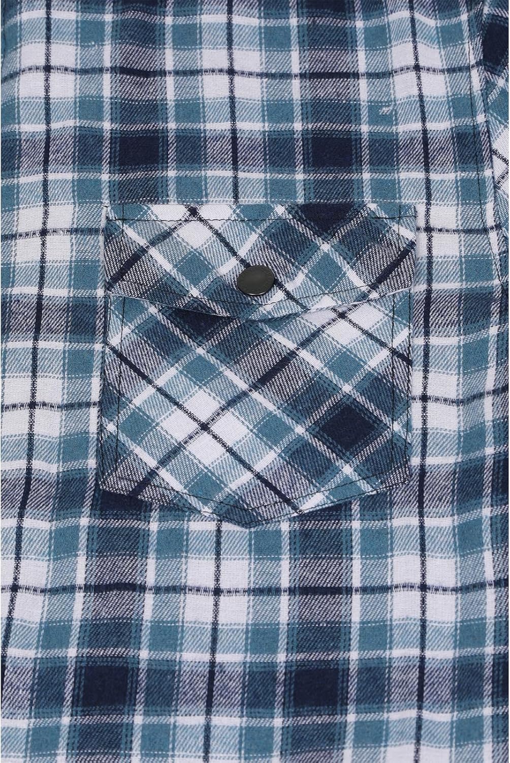 Men's Sherpa Lined Full Zip Hooded Plaid Shirt Jacket