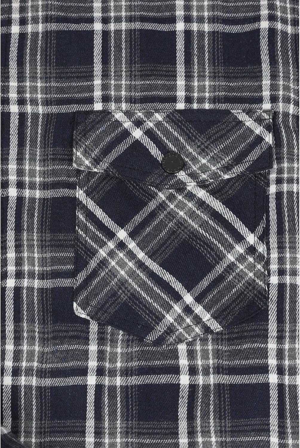 Men's Sherpa Lined Full Zip Hooded Plaid Shirt Jacket