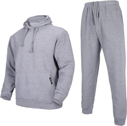 Men's Tracksuit 2 Piece Athletic Hoodies Sport Jogging Suits With Pockets