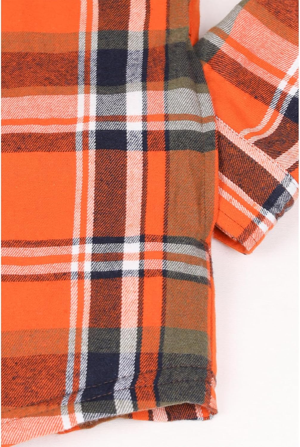 Men's Sherpa Lined Full Zip Hooded Plaid Shirt Jacket