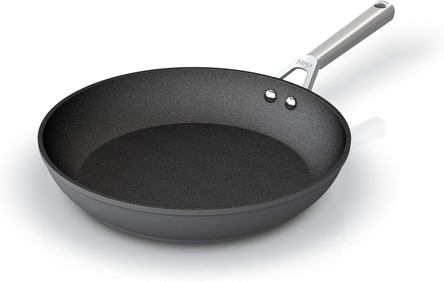 13 Piece Foodi NeverStick Hard Anodized Nonstick Cookware Set Oven Safe Grey