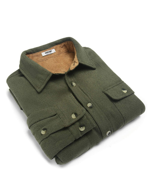 Mens Cotton Flannel Plaid Long Sleeve Shirt Casual Work Jacket