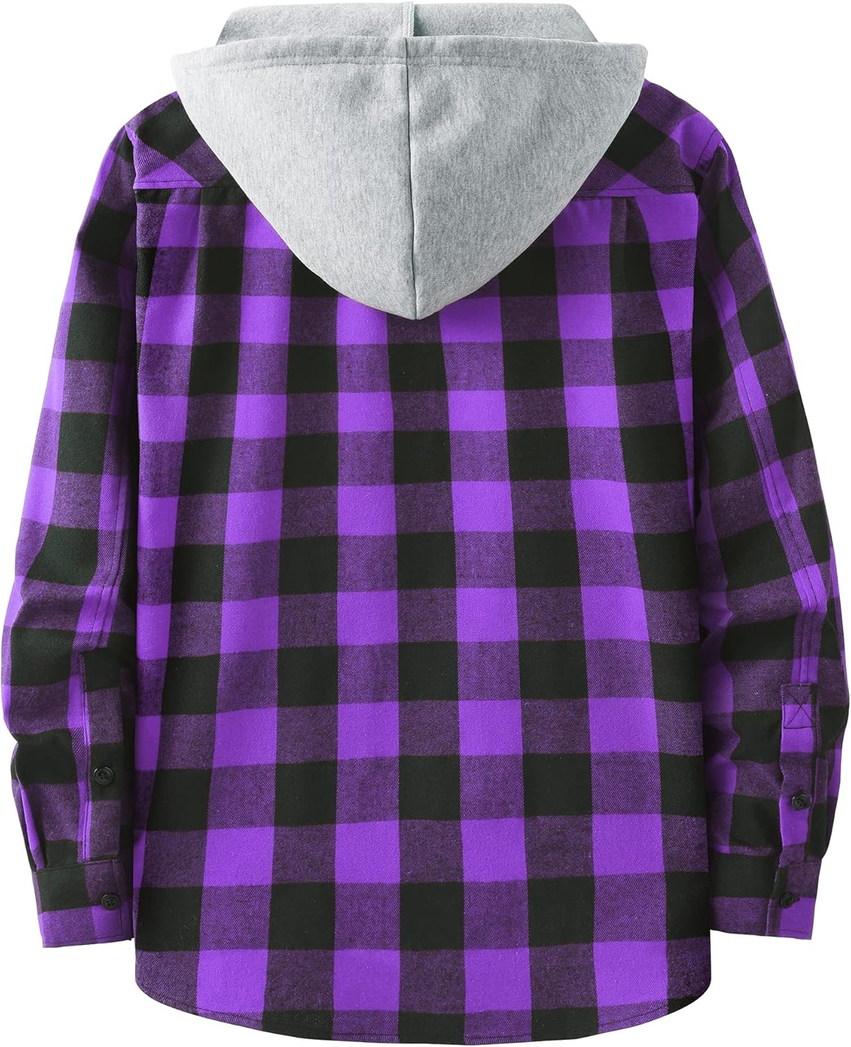 3 Pack Men's Flannel Hoodie Shirts Long Sleeve