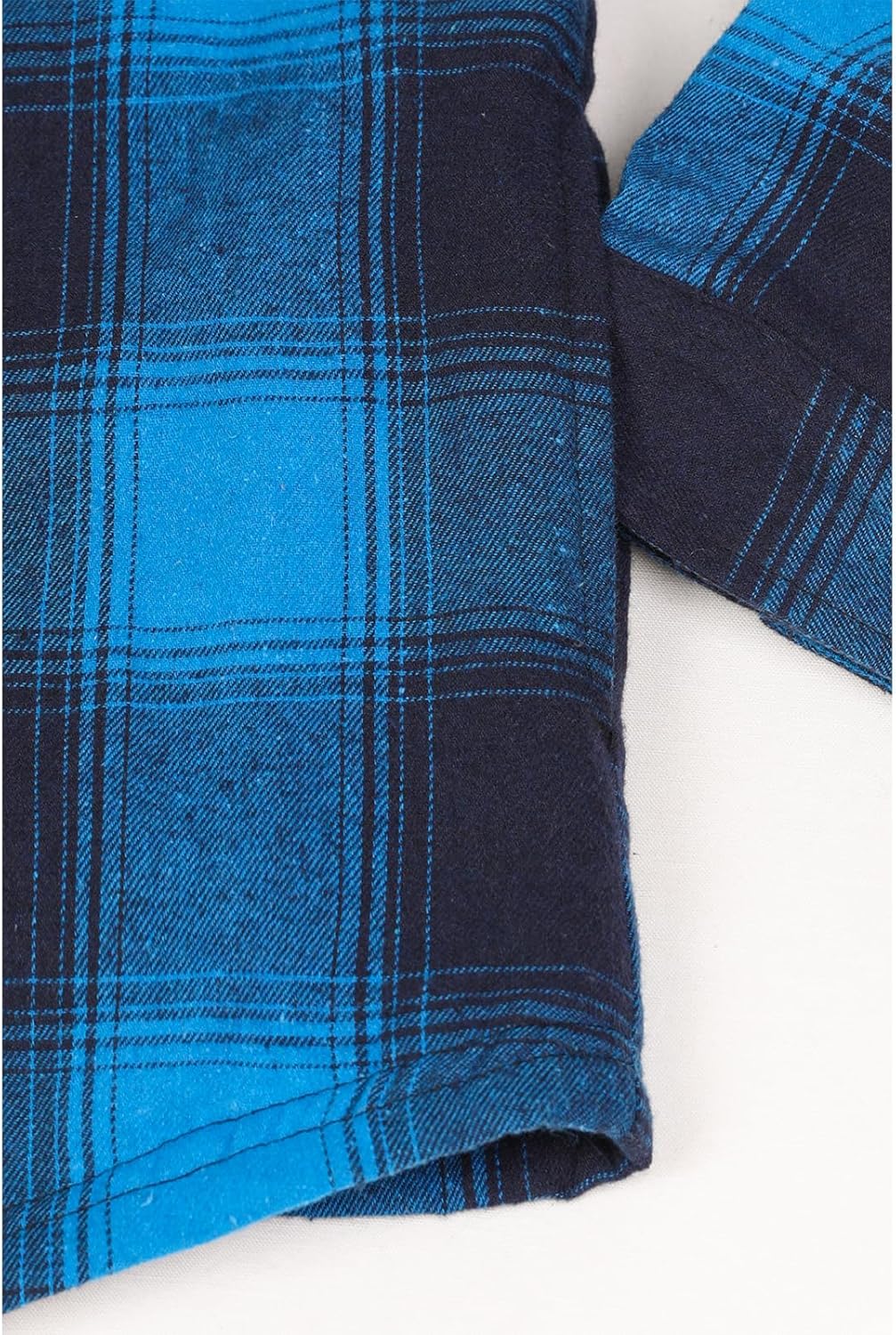 Men's Sherpa Lined Full Zip Hooded Plaid Shirt Jacket