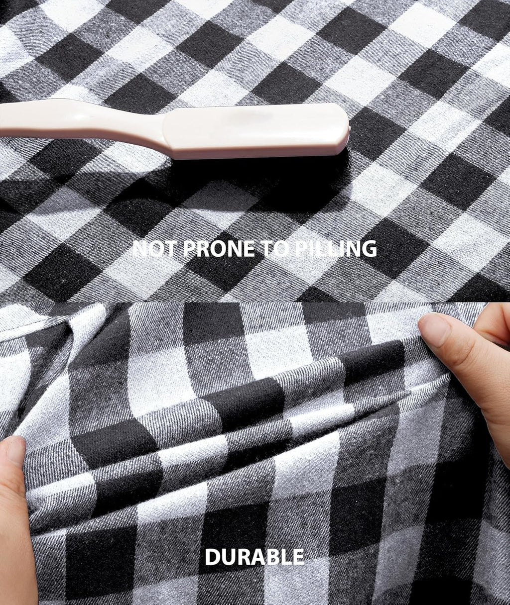 3 Pack Men's Flannel Hoodie Shirts Long Sleeve