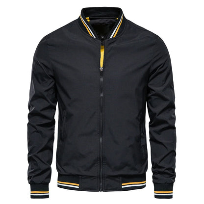 Men's Baseball Bomber Jacket Outerwear Coat