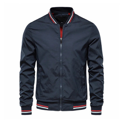 Men's Baseball Bomber Jacket Outerwear Coat