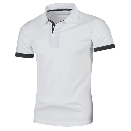 New Solid Color Polo Shirt