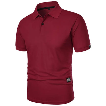 New Solid Color Polo Shirt