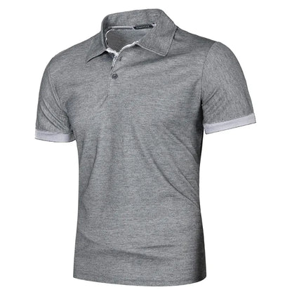 New Solid Color Polo Shirt