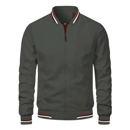 Men's Baseball Bomber Jacket Outerwear Coat