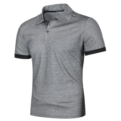 New Solid Color Polo Shirt