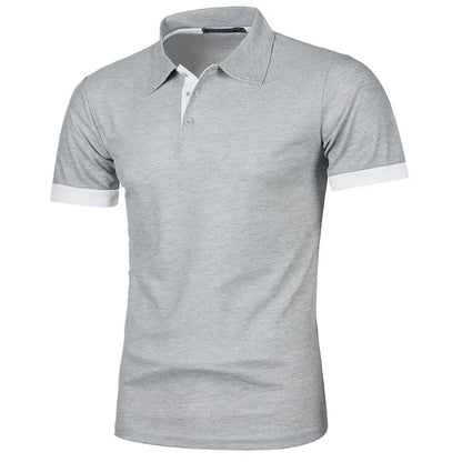 New Solid Color Polo Shirt
